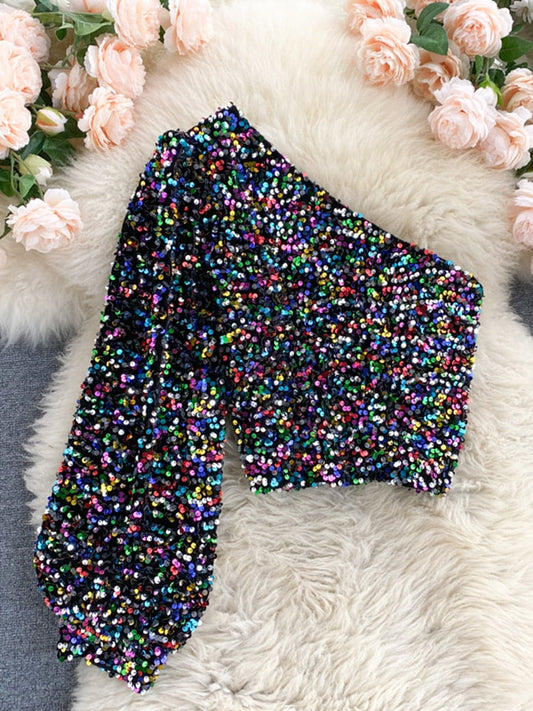 Elize Glitter Top | Wunderschön durch die Nacht