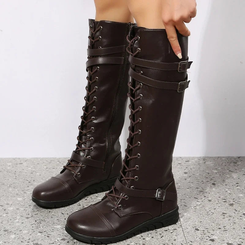 Hohe Winterstiefel aus Spitze - Laramie