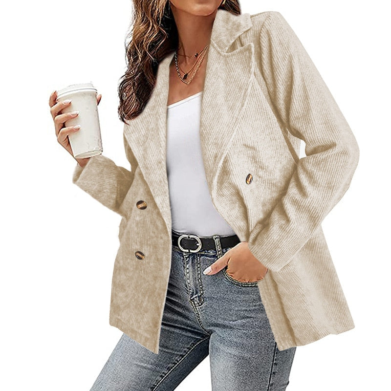 VioletBlazer I Einfarbiger Blazer für Frauen