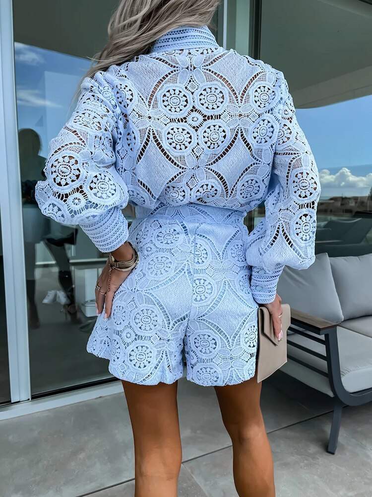 Spitzen-Set - Romantische Eleganz - Schöne Spitze - Perfekt für Hochzeiten und Galas