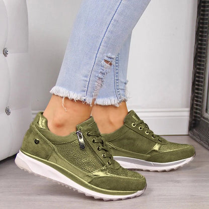 Damen flache Schuhe Leder Krankenschwester Schuhe Damen Mädchen