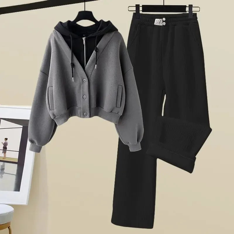 Mila - Lässiges und stilvolles Herbst-Jogginganzugset für Frauen