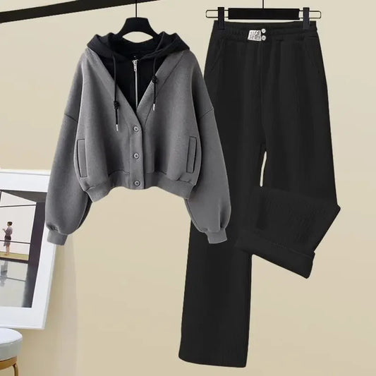 Mila - Lässiges und stilvolles Herbst-Jogginganzugset für Frauen