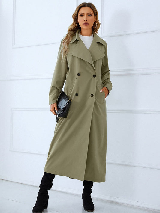 Langer Herbstmantel für Frauen