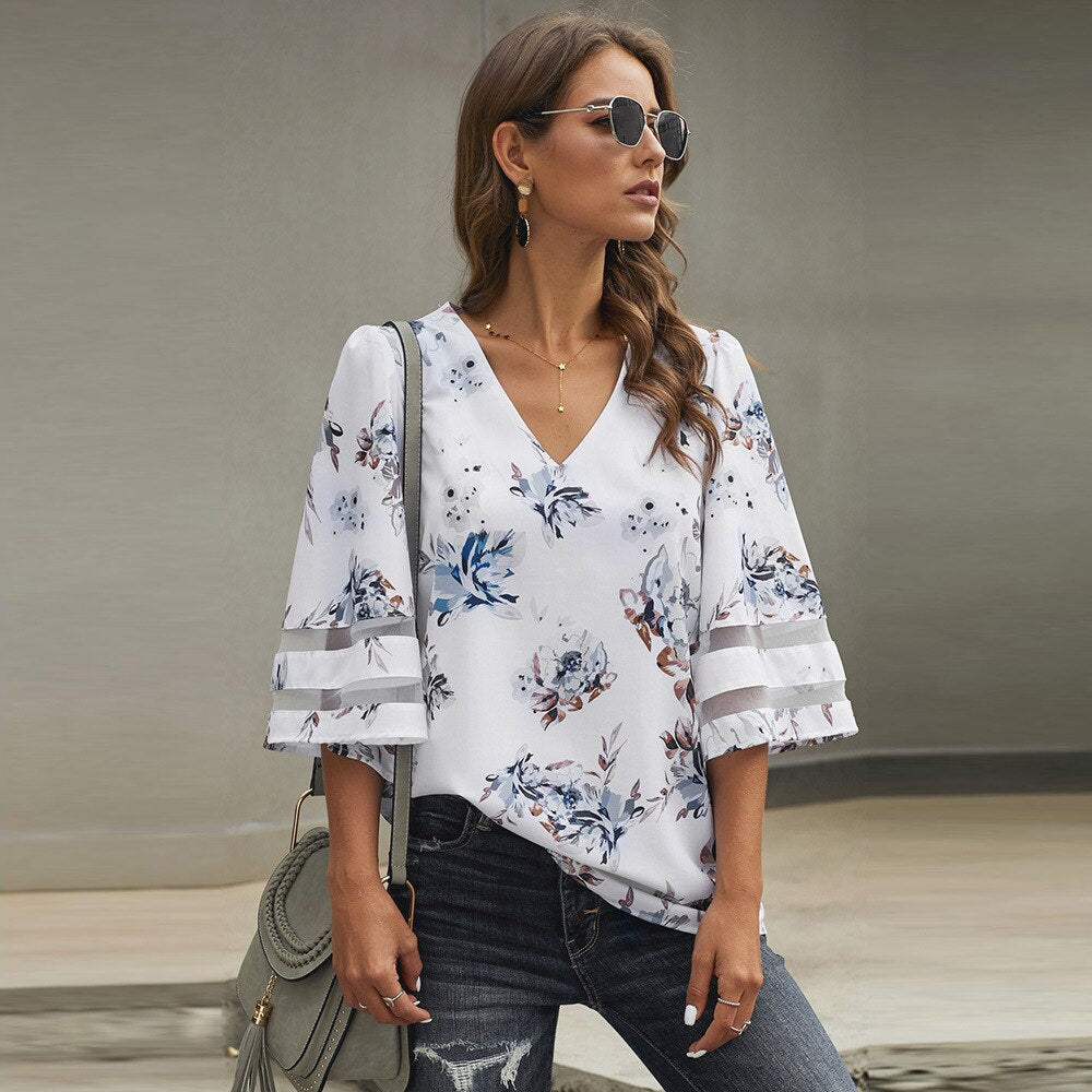 Laura Bluse | Lose Damenbluse