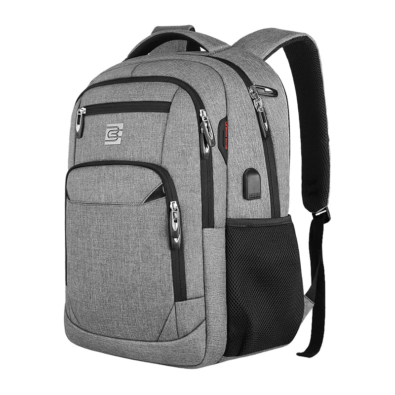 Bony | Slim Business Laptop-Rucksack für Reisen und Wandern mit USB-Anschluss