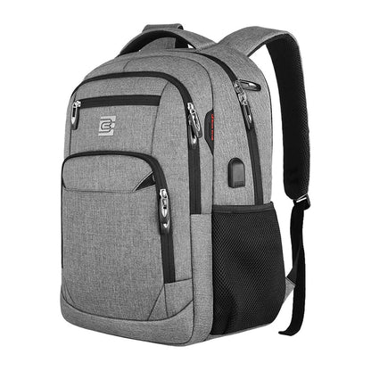 Bony | Slim Business Laptop-Rucksack für Reisen und Wandern mit USB-Anschluss