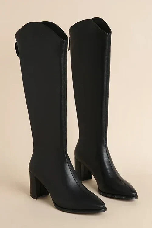 Adele - Knöchelhohe Lederstiefel