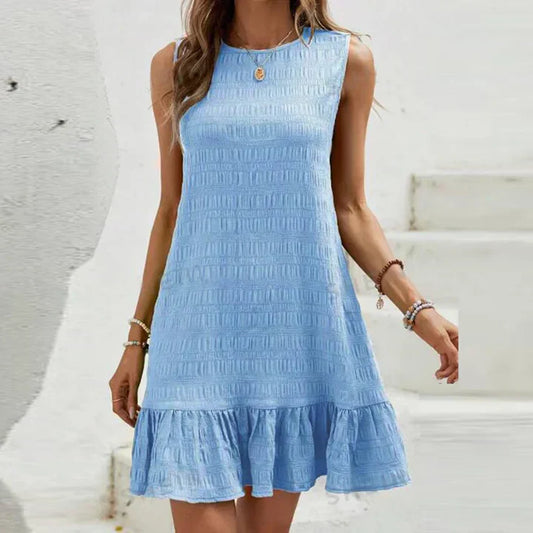 Amparo - Gesmoktes Kleid mit Rüschen
