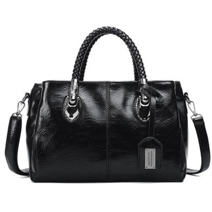 Iversen™ | Elegante Tasche mit geflochtenen Griffen