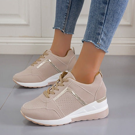 Turnschuhe Plattform Schnürschuhe Freizeitschuhe