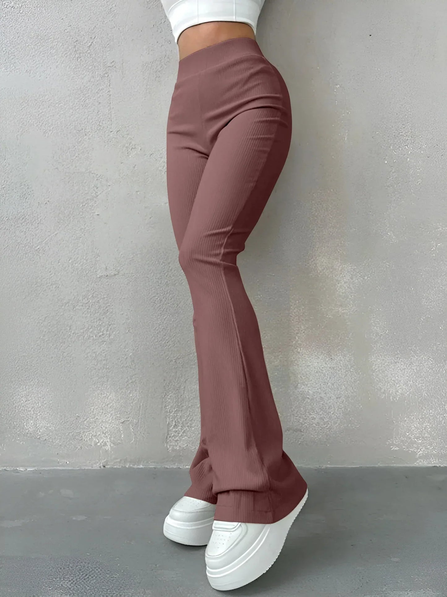 Nina - Gerippte Hochbundhose für Frauen