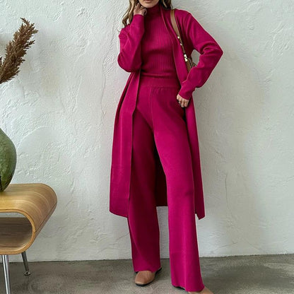 Lana - Kuscheliges dreiteiliges Loungewear-Set für Frauen