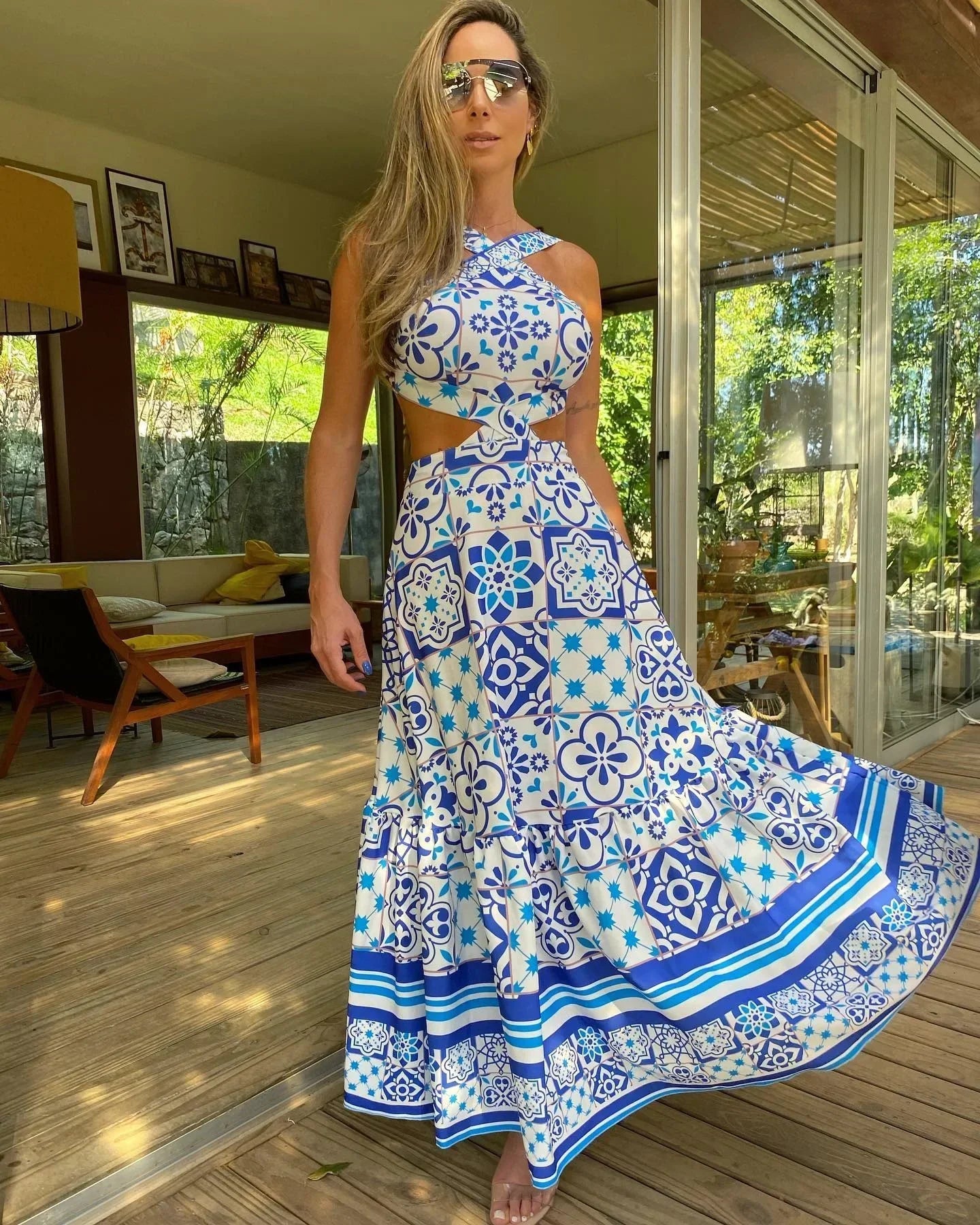 Minerva - Kleid mit böhmischem Muster