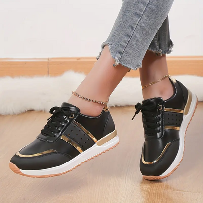 Wildleder-Patchwork Freizeit-Sportschuhe