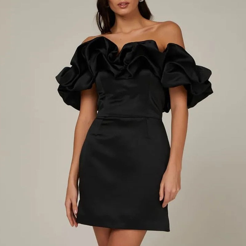 Off-Shoulder-Kleid