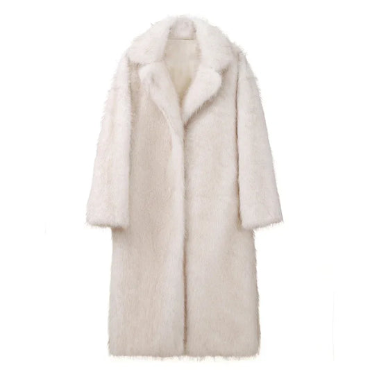 Jamie - eleganter langer Mantel aus Pelz