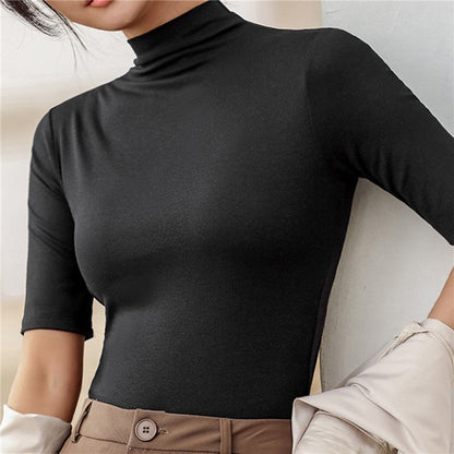Helena - Damen-Rollkragenpullover - Slim Fit & Modisch