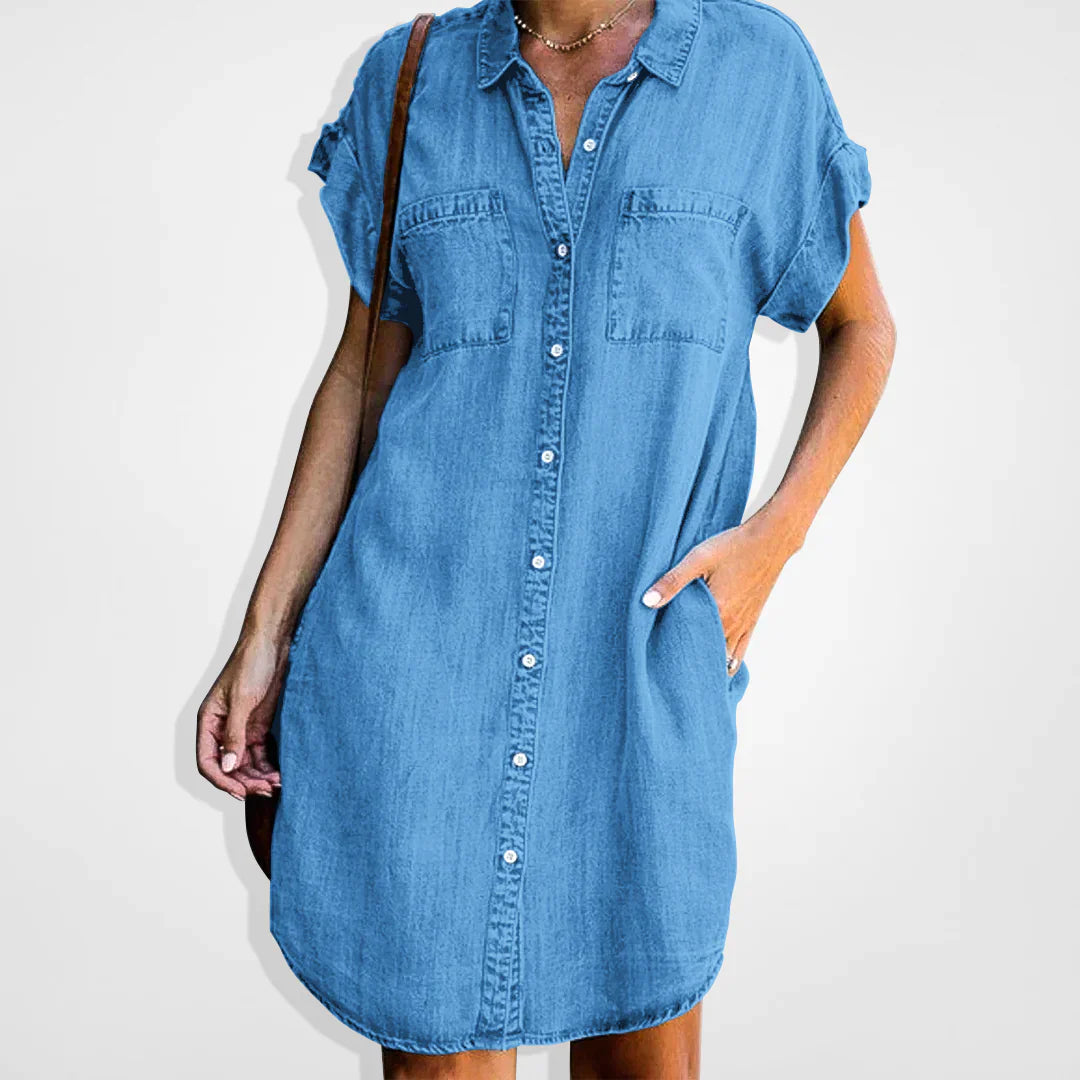Sarah - Kleid aus Denim