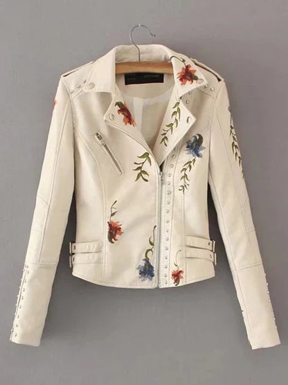 Bella - Elegante, bestickte Streetwear-Jacke