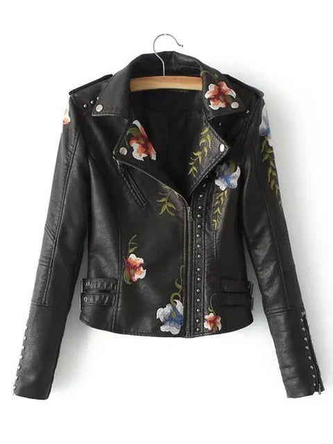 Bella - Elegante, bestickte Streetwear-Jacke