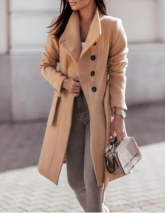 Schicker Trenchcoat mit Gürtel - Simone