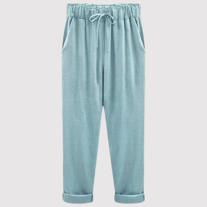 Hosen aus Baumwolle und Leinen