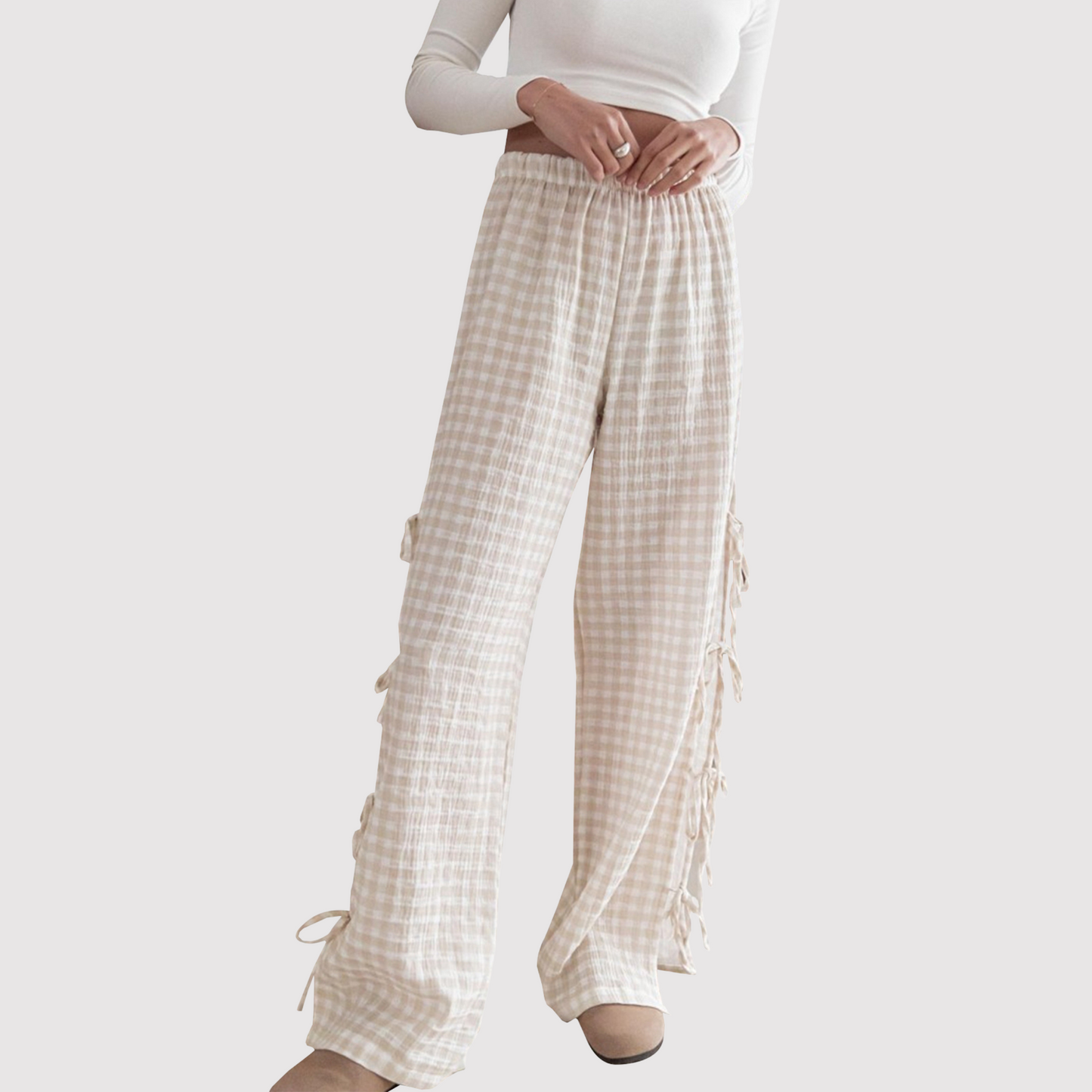 Abbie - Damenhose mit weitem Bein