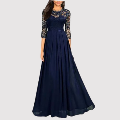 Jansen - Sexy Spitzenkleid aus Chiffon
