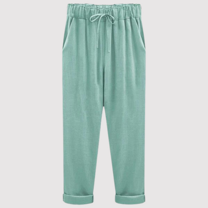 Hosen aus Baumwolle und Leinen