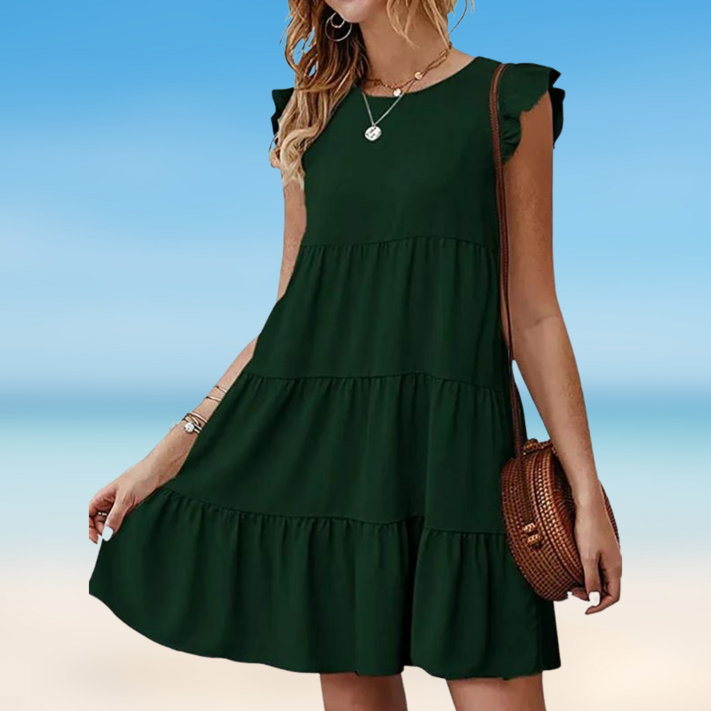 Odella- Elegantes Minikleid mit Volants