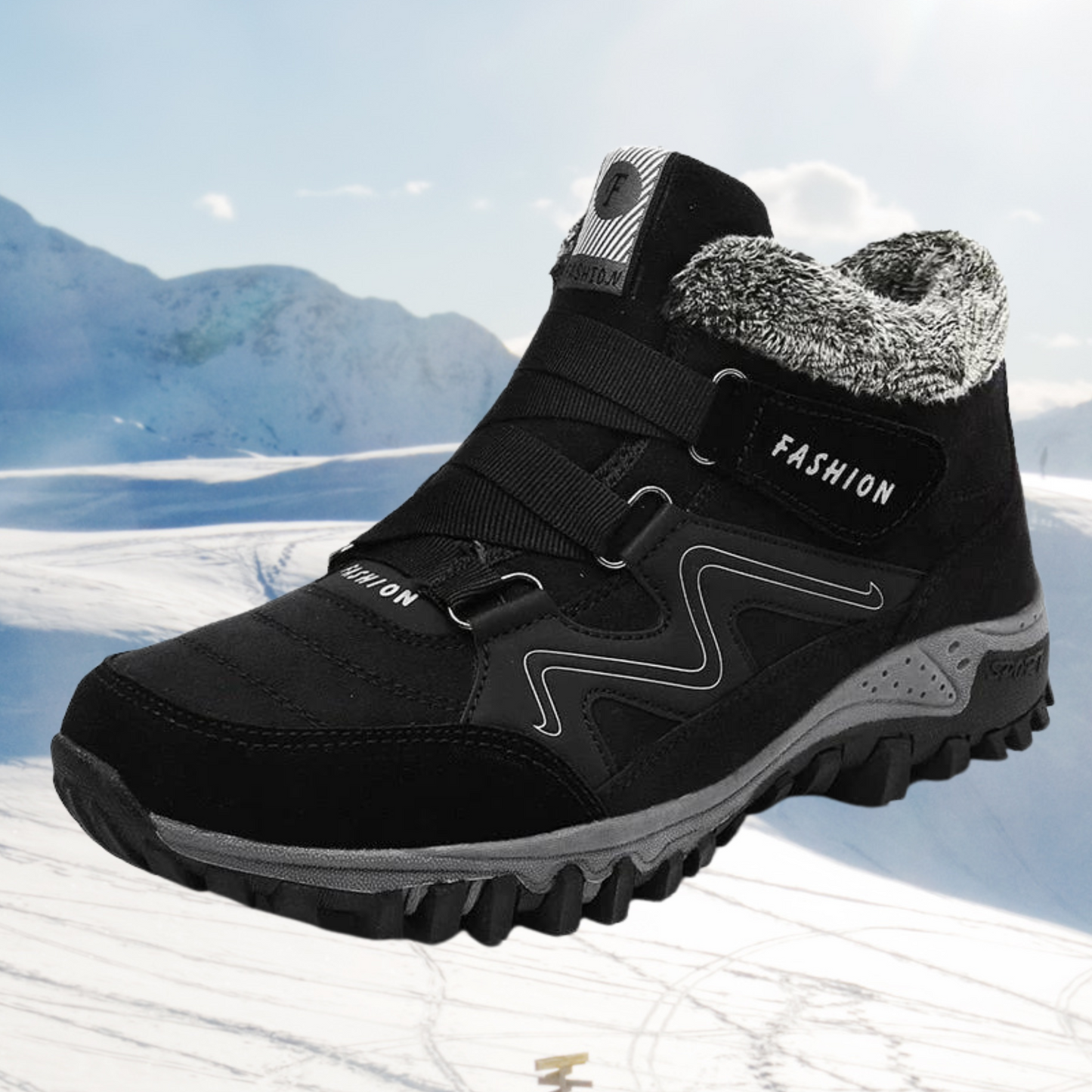 Abigail - Warme Kunstfellstiefel für Damen