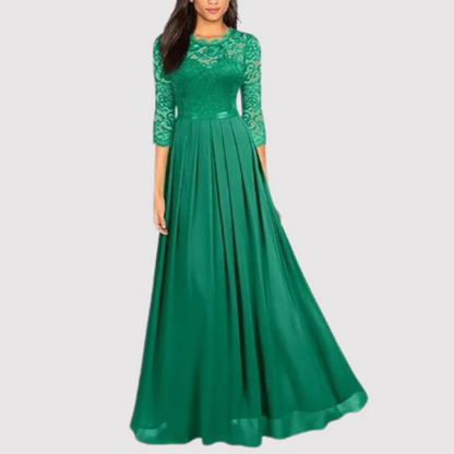 Jansen - Sexy Spitzenkleid aus Chiffon