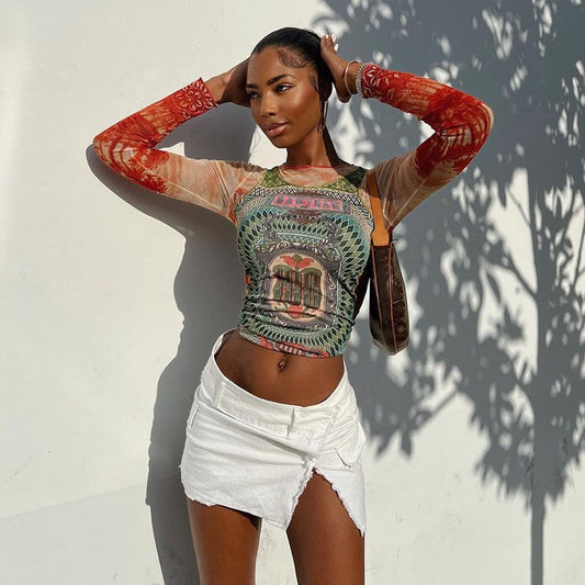 Arty Mesh Top | Verleiht Ihrem Outfit einen Hauch von Pepp