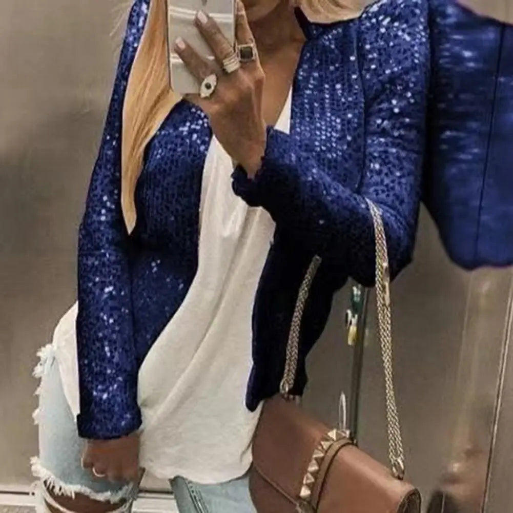 Aaliyah - eleganter Pailletten-Blazer