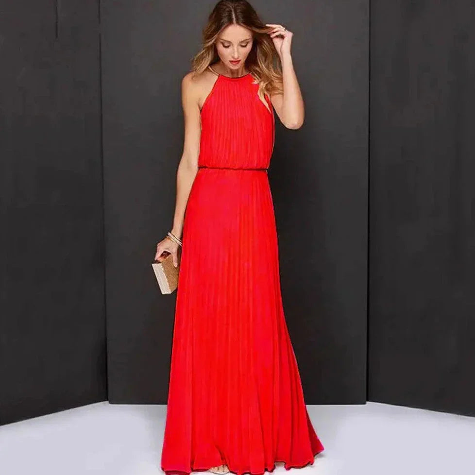 Frances - ärmelloses Kleid mit Neckholder