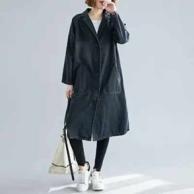 Jusleen - Trendige lange Jacke für Frauen