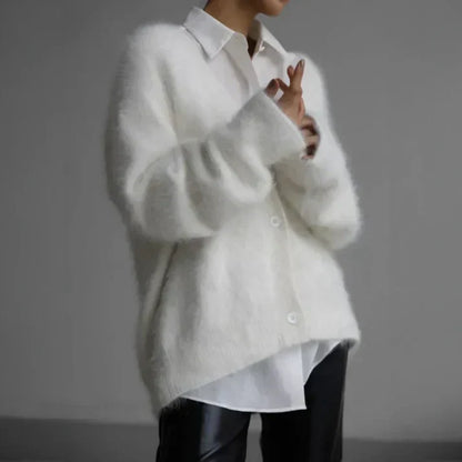 Perry™ - Großformatiger Strickpullover in Kaschmir-Optik