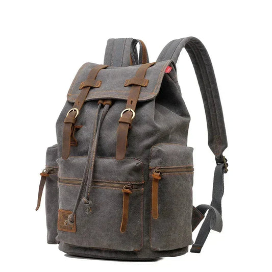 Maximus | Vintage Retro-Rucksack mit Kordelzug für Reisen & Laptops
