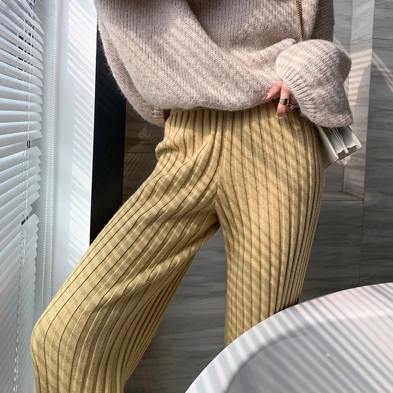 Amara | Gestricktes Loungewear Set | Luxus Komfort | Weiche Wollmischung