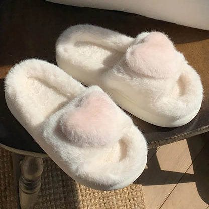 Chloe Heart Hausschuhe | Flauschig & Warm