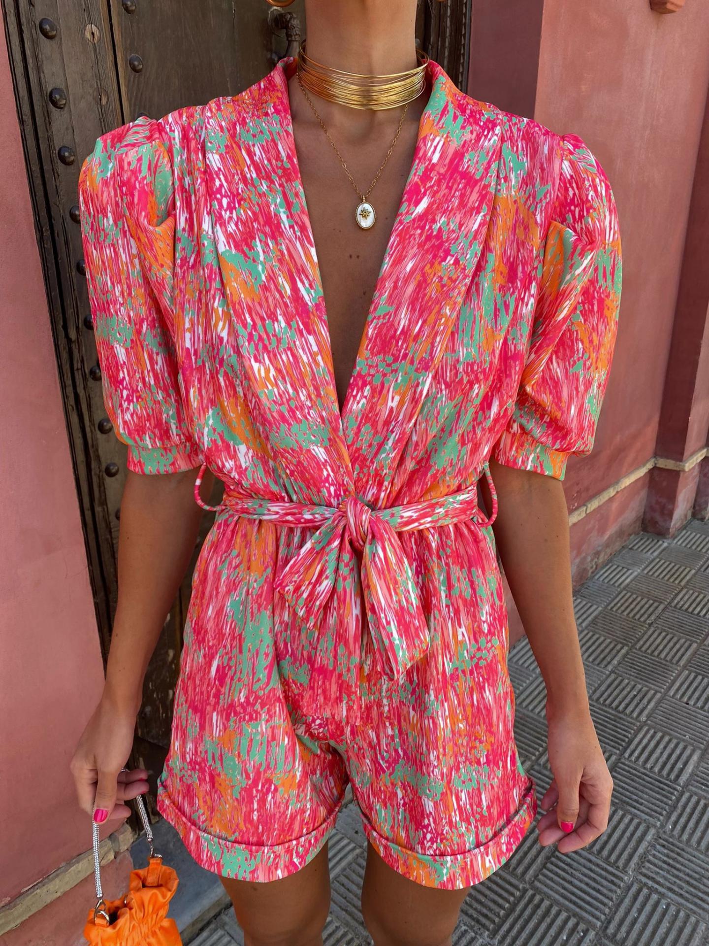 Thirza - Eleganter und bequemer farbiger Overall