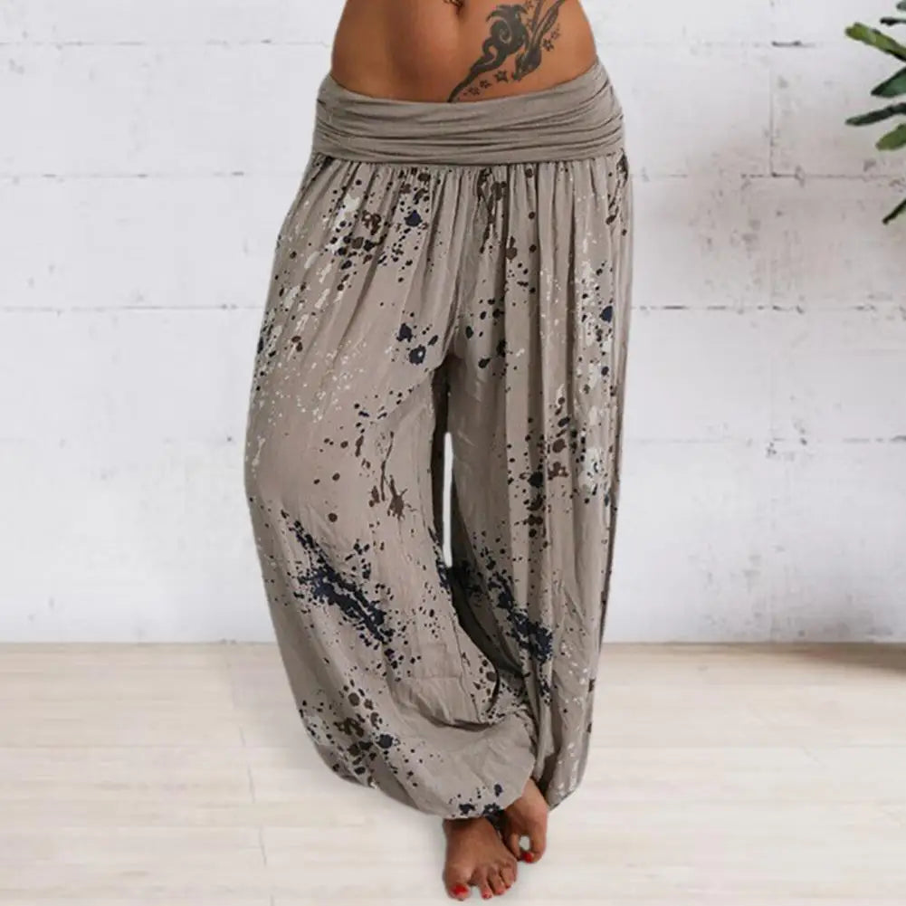 Tie Dye Hose mit Aufdruck für Damen