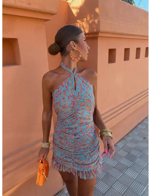 Gabriela® | Bedrucktes ärmelloses Kleid