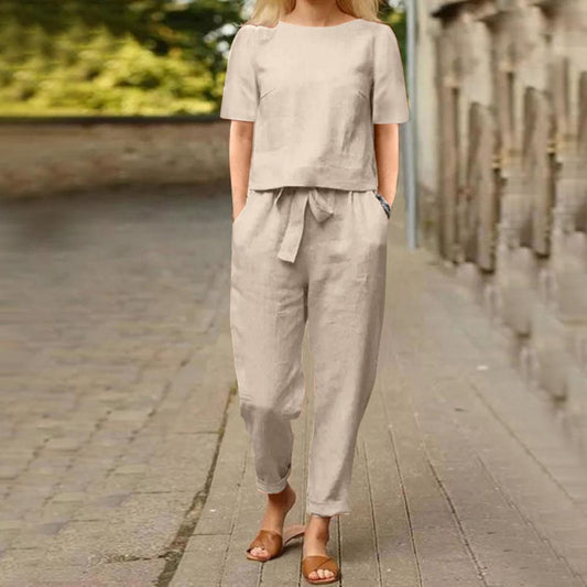 Elegantes, farbenfrohes zweiteiliges Sommerset