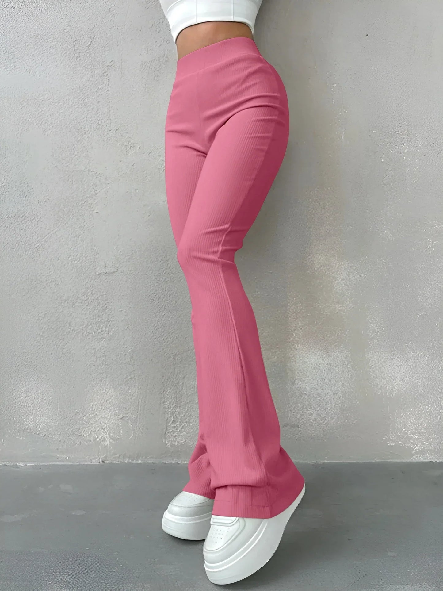 Nina - Gerippte Hochbundhose für Frauen