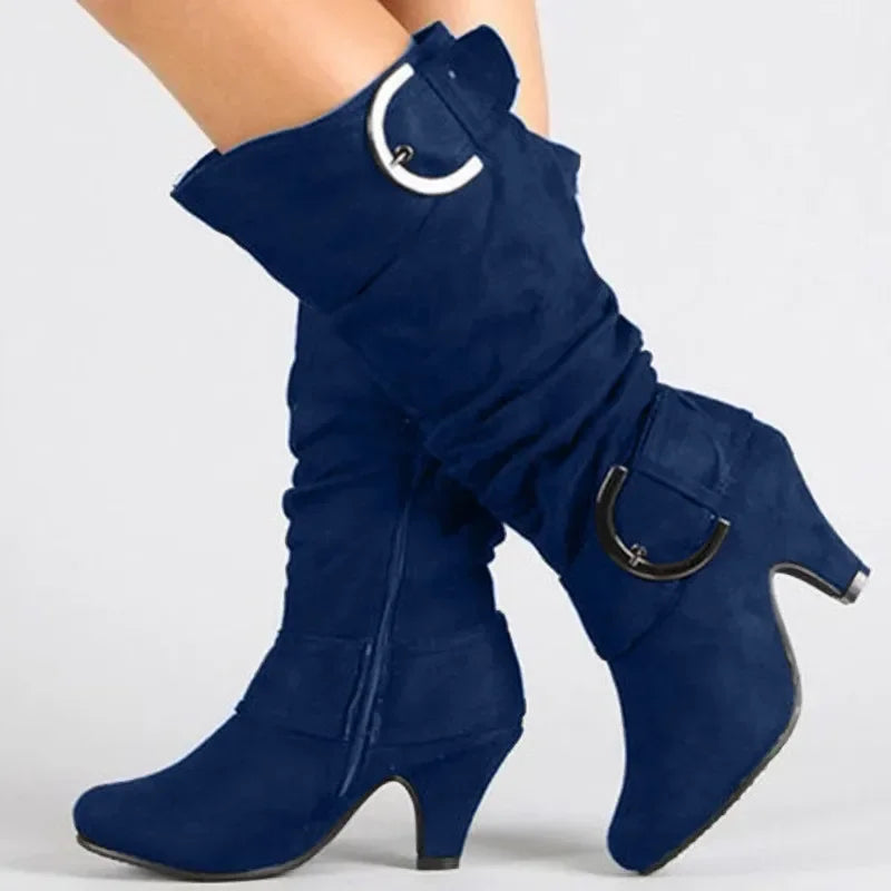 Elegante Damen-Stiefeletten für Herbst und Frühling, mit originellem Design für leuchtende Auftritte