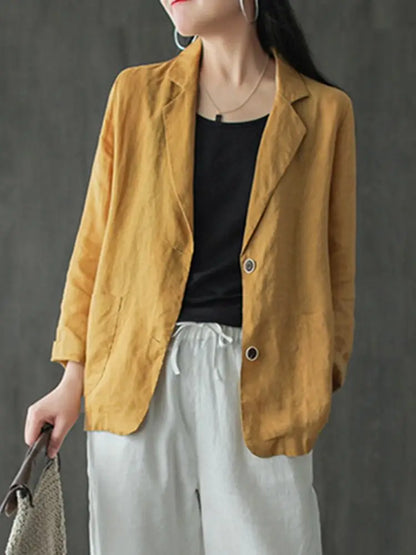 Ebba - Freizeitjacke mit Knöpfen für Frauen
