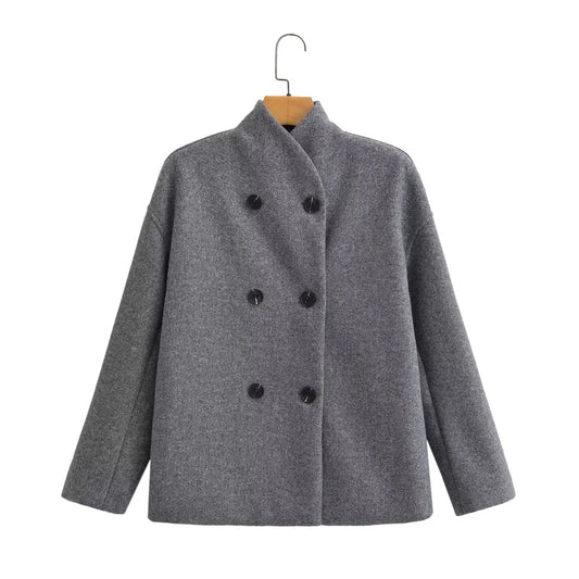 Allie - Kuschelige Kragenjacke