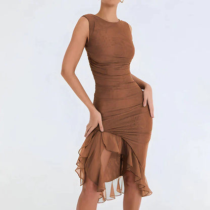 Fenna - Elegantes Bodycon-Kleid mit Rüschen